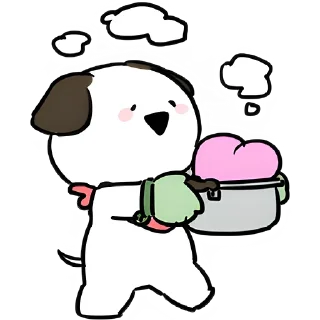 Sticker Маленькие собачки @Nyasticks - 6