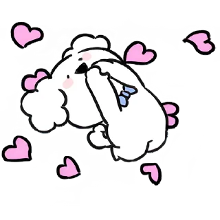 Sticker Маленькие собачки @Nyasticks - 1