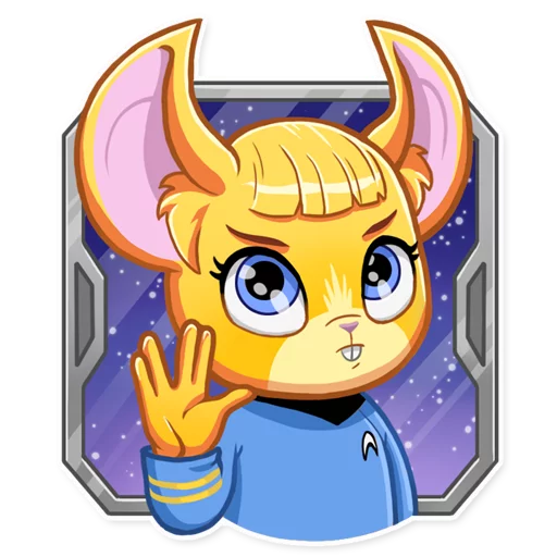 Стикер Little Mouse - 7