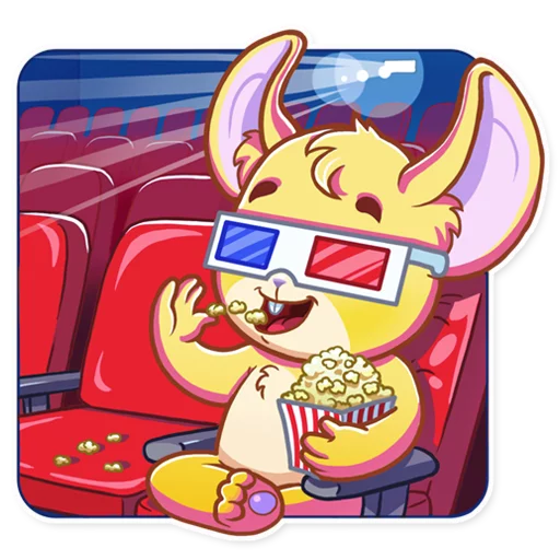 Стикер Little Mouse - 4