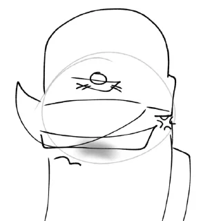 Стикер Ленивый Саня - 4