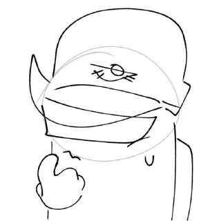 Стикер Ленивый Саня - 5