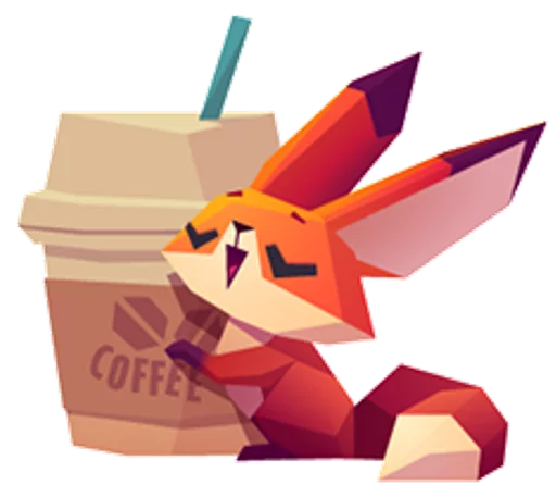 Стикер Little_Cute_Fox - 1