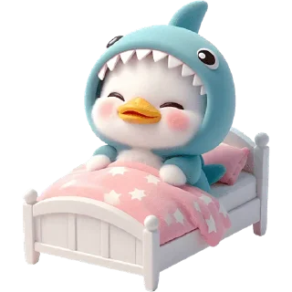 Sticker Утиная акула @Nyasticks - 5