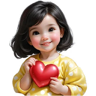 Sticker Милая девочка @Nyasticks - 9