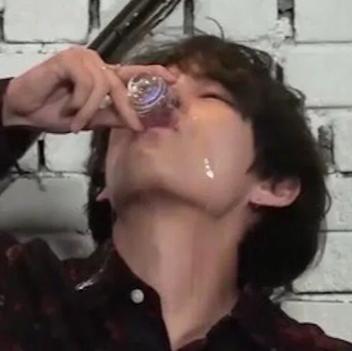 person human face throat