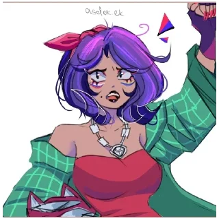 Стикер Лола Бравл Старс - 7