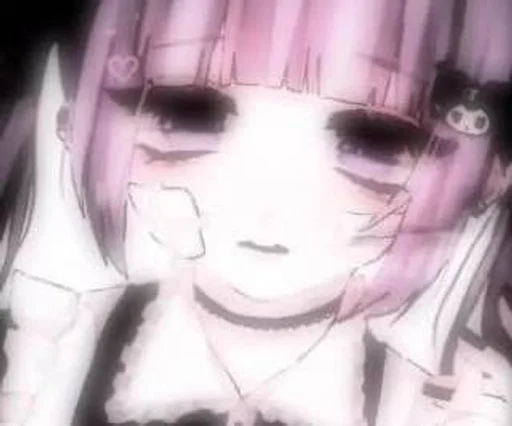 эскиз аниме иллюстрация