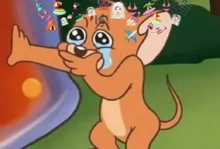 Sticker 𝓑𝔂" @LollyGif|@LollySticker "🗝🐀 - 5