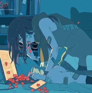 Sticker 𝓑𝔂" @LollyGif|@LollySticker "🦕💧 - 5