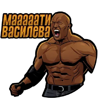 Стикер WWE Looks UA - 4