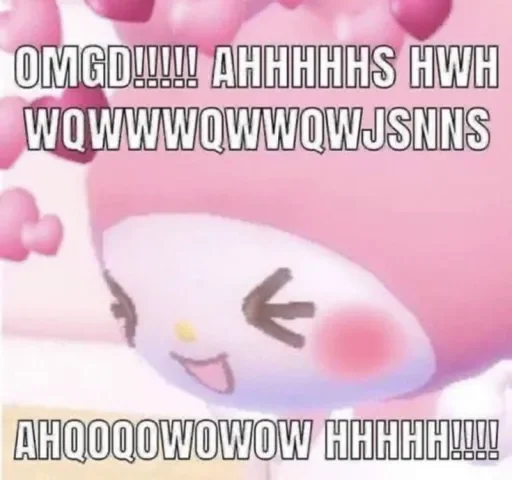 СМС мультфильм розовый