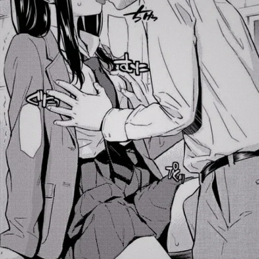 иллюстрация аниме эскиз