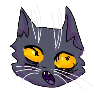 Sticker Кот Лёня - 0