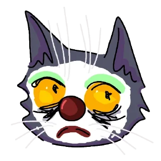 Sticker Кот Лёня - 1