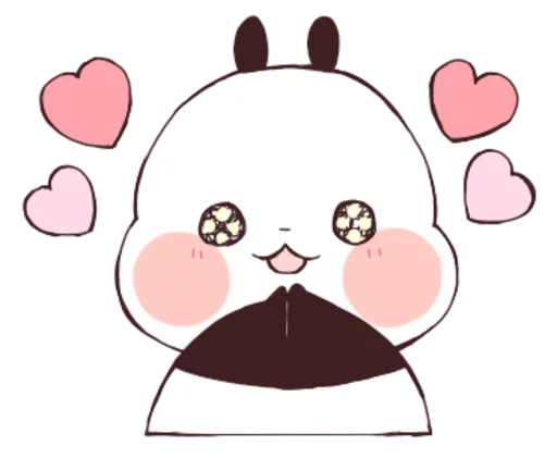 Стикер Love Love Yururin Panda - 5