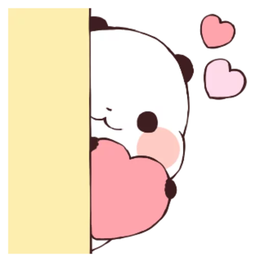Стикер Love Love Yururin Panda - 2