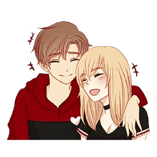 Sticker Любовь в воздухе 2 @nyasticks - 6