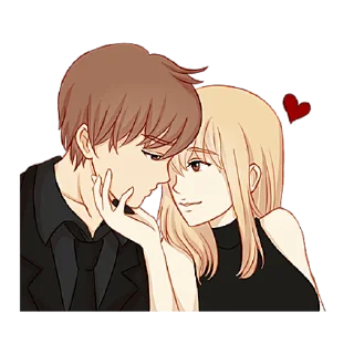 Sticker Любовь в воздухе 2 @nyasticks - 2