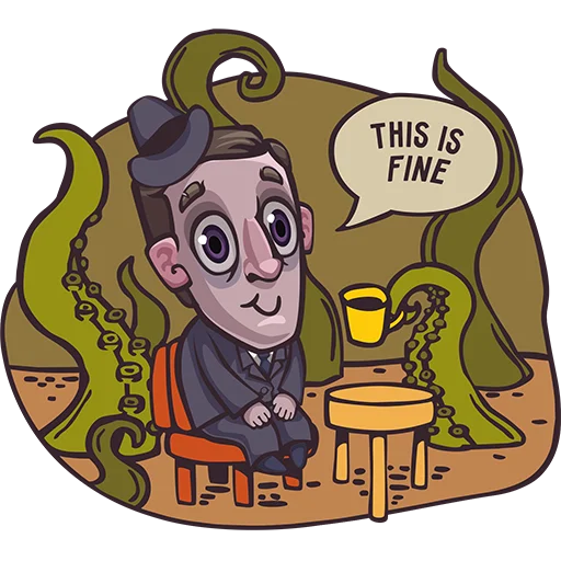 Стикер Lovecraft_Birthday - 1