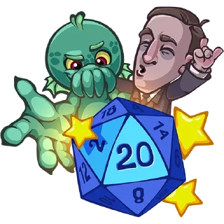 Стикер Говард и друзья t.me/hobby_games - 7