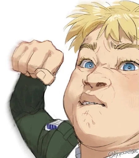 cartoon human face illustration