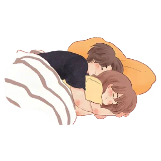 Стикер Любовь и Нястикс @nyasticks - 1