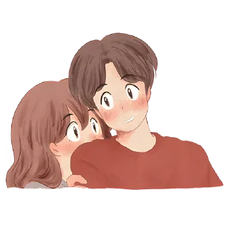 Стикер Любовь и Нястикс @nyasticks - 11