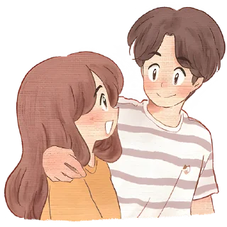 Стикер Любовь и Нястикс @nyasticks - 5