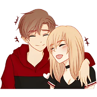 Стикер Любовь в воздухе @Nyasticks - 5