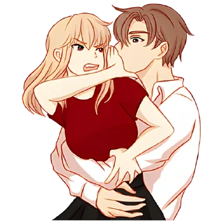 Стикер Любовь в воздухе @Nyasticks - 9