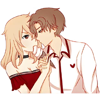 Стикер Любовь в воздухе 2 @Nyasticks - 11