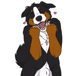 Sticker Lucas the Bernese and Friends @LucasReturns - 6
