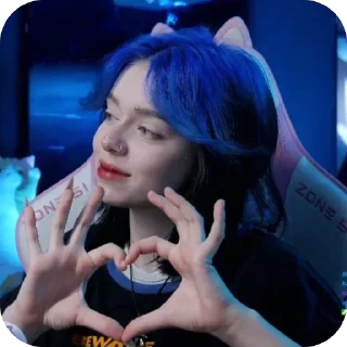 Sticker Луч стример - 1