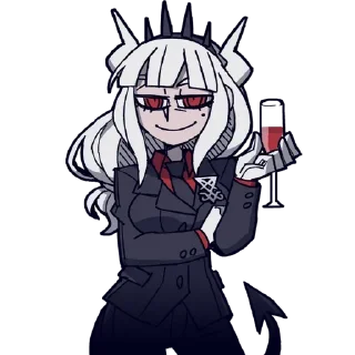 Sticker Lucifer helltaker @martina0628 - 10