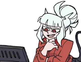 Sticker Lucifer helltaker @martina0628 - 3