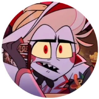 Sticker Lucifer, Khazbin Hotel: @Vanessa13s - 10