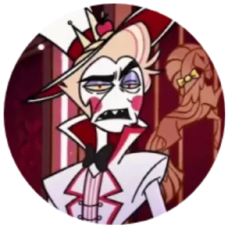 Sticker Lucifer, Khazbin Hotel: @Vanessa13s - 5