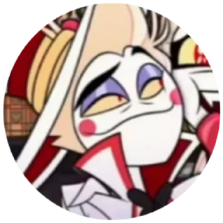Sticker Lucifer, Khazbin Hotel: @Vanessa13s - 4