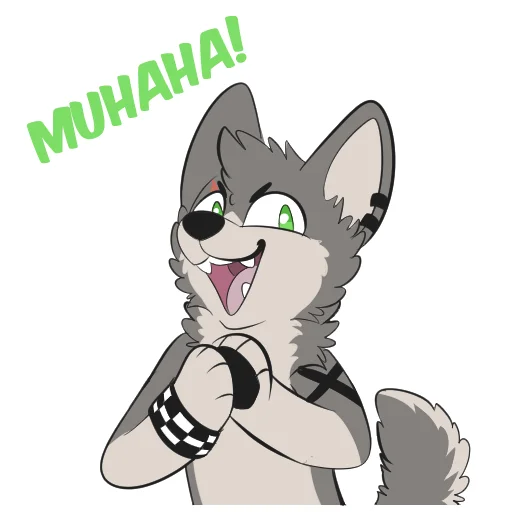 Стикер LuckyHowler - 1