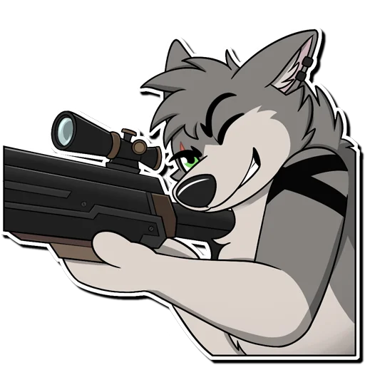 Sticker LuckyHowler - 1