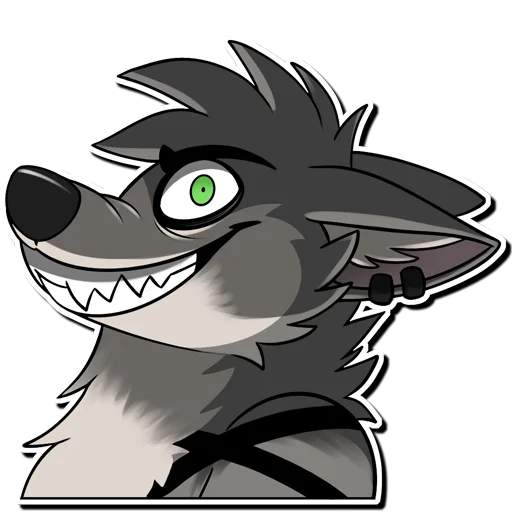 Sticker LuckyHowler - 1