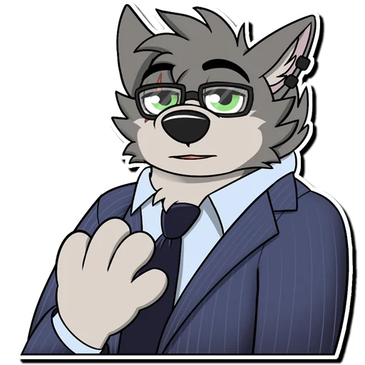 Стикер LuckyHowler - 1