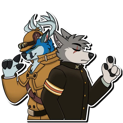 Стикер LuckyHowler - 1