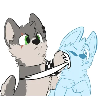 Sticker Lucky the Wolf - 11
