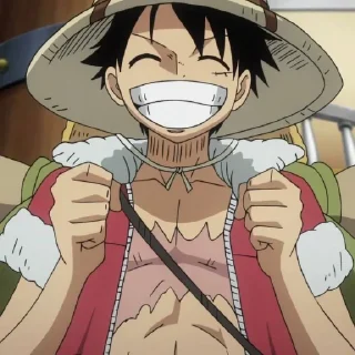 Стикер Monkey D. Luffy @StickersofAnime - 11
