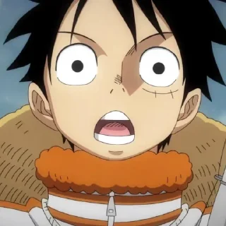 Стикер Monkey D. Luffy @StickersofAnime - 6