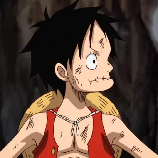 Стикер Monkey D. Luffy @StickersofAnime - 8