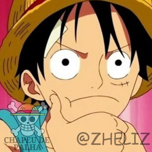 Sticker ?Luffy? | By » @ChapeuDePalha - 7