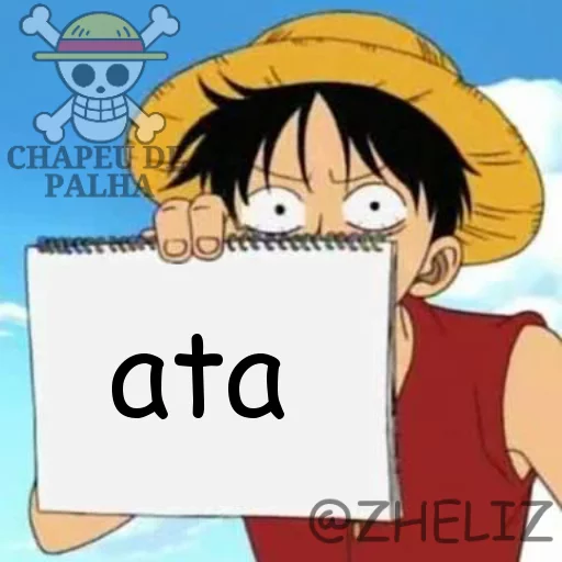 Sticker ?Luffy? | By » @ChapeuDePalha - 5
